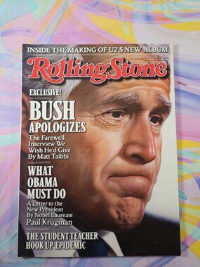 Rolling Stone Magazine January 22 2009 | George W Bush (No Label) 1070